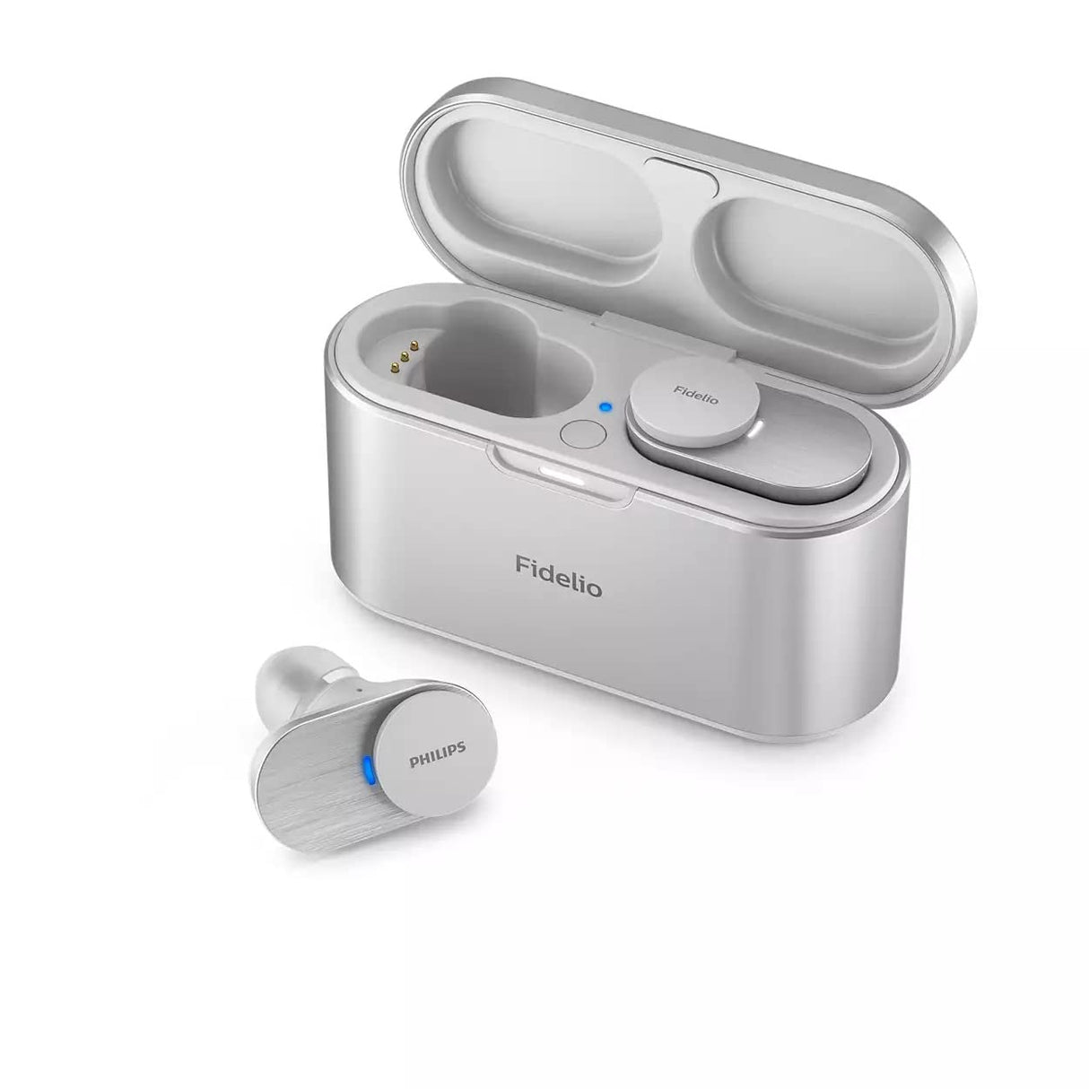 PHILIPS Fidelio T1 WT/00 Auriculares Pro Plus Con Cancelación de Ruido, Inalámbricos Para Adultos, Con Micrófono y Control Táctil, Bluetooth Multipunto, 48 Horas de Tiempo