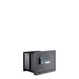 BURG-WÄCHTER Caja fuerte empotrable con combinación numérica y huella, Karat, Resistencia 0, Fondo variable con estante, 15,6-26,0 l, 18 kg, WT 614 E FP, Hierro antiguo