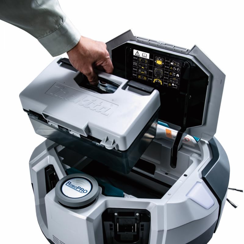 Makita DRC300Z - Limpiador robótico sin escobillas LXT de Iones de Litio de 18 V - Baterías y Cargador no incluidos