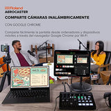 Sistema de livestreaming Roland AeroCaster VRC-01 — Potente solución de producción multicámara inalámbrica con interfaz de audio/controlador de hardware y completa app para iPad