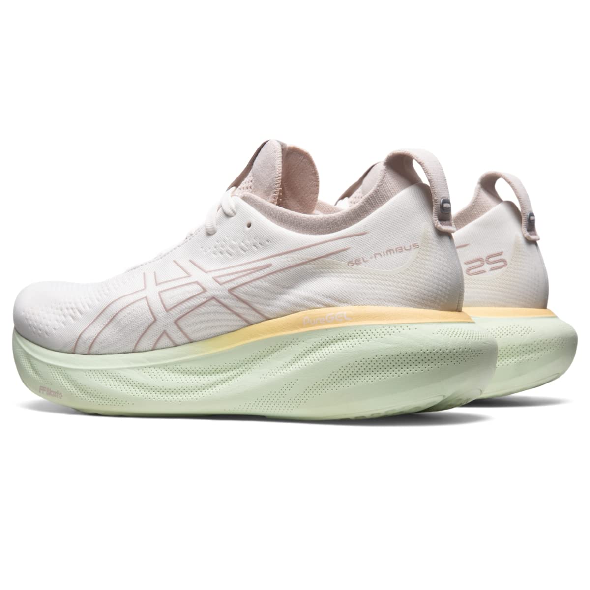 ASICS Nimbus 25 - Zapatillas de Running para Hombre, Color Blanco, Crema leonada, 14