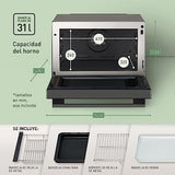 Panasonic NN-CS88LBEPG Horno combinado de vapor 4 en 1 con vapor, microondas, grill y convección, Tecnología Inverter, 31 L, 36 Programas Automáticos, Cocción en 2 Etapas, Menú Infantil, Negro