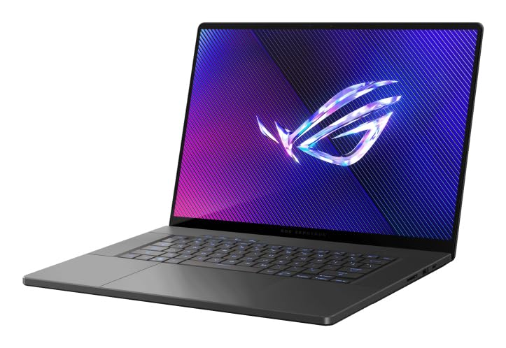 ASUS ROG Zephyrus G16 OLED GU605CM-QR003 - Ordenador Portátil Gaming 16" 2.5K 240Hz (Core Ultra 9 285H, 32GB RAM, 1TB SSD, NVIDIA RTX 5060 8GB, Sin Sistema Operativo) Gris Eclipse - Tec. QWERTY ES
