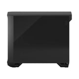 Fractal Design Torrent Nano RGB Black - Light Tint Tempered Glass Side Panels - Open Grille for Maximum Air Intake - 180mm RGB PWM Fan Included - Type C - mATX Airflow Mini Tower PC Gaming Case
