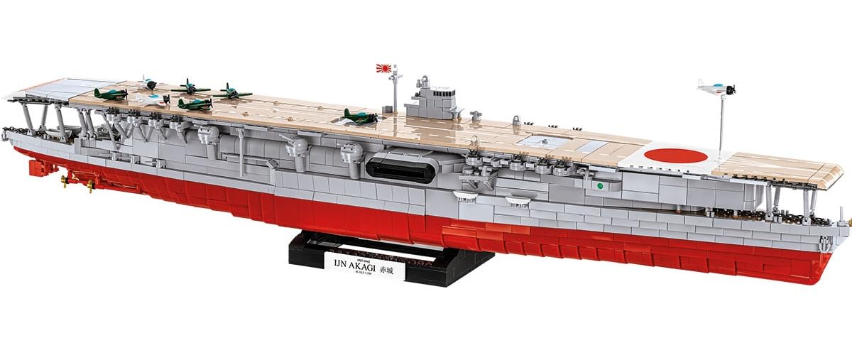 COBI Juguete de construcción Akagi Aircraft Carrier