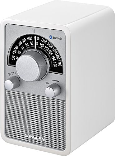 Sangean WR-15BT - Radio FM, Blanco