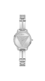 GUESS Reloj Analógico para Mujer'S de Cuarzo con Correa en Acero Inoxidable GW0914L1