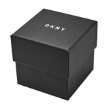 DKNY Reloj para mujer Nolita, movimiento de tres manecillas, 26mm 2T Plata/Oro Caja de acero con correa de acero, NY2922