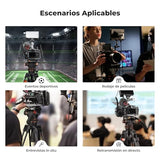 K&F CONCEPT 75"/ 191cm Trípode Video VA3+BV60, Trípode de Aleación de Aluminio Resistente con 360° Cabezal de Fluido, Compatible con Canon Nikon Sony y Otras, Carga hasta 22lb/10kg
