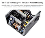 MONTECH APX - Fuente de alimentación no Modular de 750 W, Certificado 80 Plus, tecnología Intel ATX12V-CC a CC, diseño de Cable Plano para Mejorar la eficiencia térmica, Ventilador de 120 mm (APX