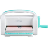 VEVOR Máquina Troqueladora Apertura de Ancho de 226 mm Máquina de Troquelado y Estampado Manual con 8 Troqueles, 10 Cartulinas y 1 Carpeta A6 Juego Completo para Decoración Álbum Tarjetas Manualidades