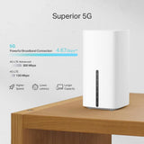 TP-Link Archer NX600 5G Router Wi-Fi 6 AX3600Mbps de Banda Dual, Puerto WAN/LAN 2.5G + 2× Puertos LAN Gigabit, Plug & Play, 4K-QAM, 8×5G/LTE, 2× Antenas Wi-Fi Internas, EasyMesh, HomeShield.