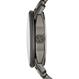 Fossil Reloj para hombre Machine, movimiento de cuarzo, caja de acero ahumado de 42 mm con correa de acero, FS4774