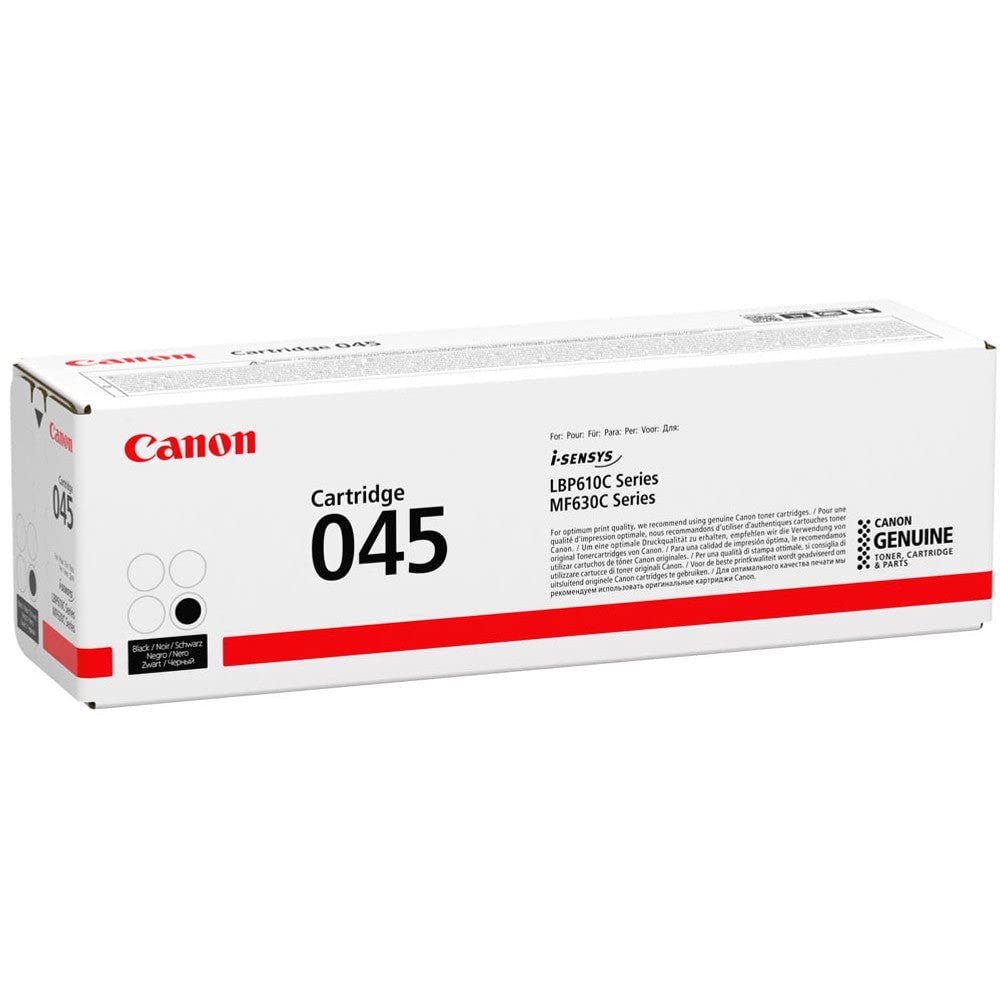 Canon 045 Cartucho de toner original Negro para Impresora Laser Isensys