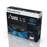 Rowenta Aspirador robótico X-plorer Serie 45 RR8277, Cepillo motorizado Activo, 3 Modos de navegación, Sistema Aqua Power, sensores avanzados, batería de Iones de Litio Duradera, 150 min. Duración