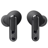 JBL Live Beam 3 Auriculares inalambricos de botón con almohadillas,True Wireless con cancelación de ruido adaptable, hasta 48 horas de reproducción, Bluetooth, audio de alta resolución, negro