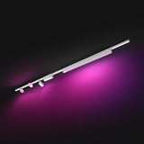 Philips Hue - Perifo Iluminación en carril White and Color Ambiance, Set carril 271.5 cm y 3 focos (blanco), Anclajes incluidos