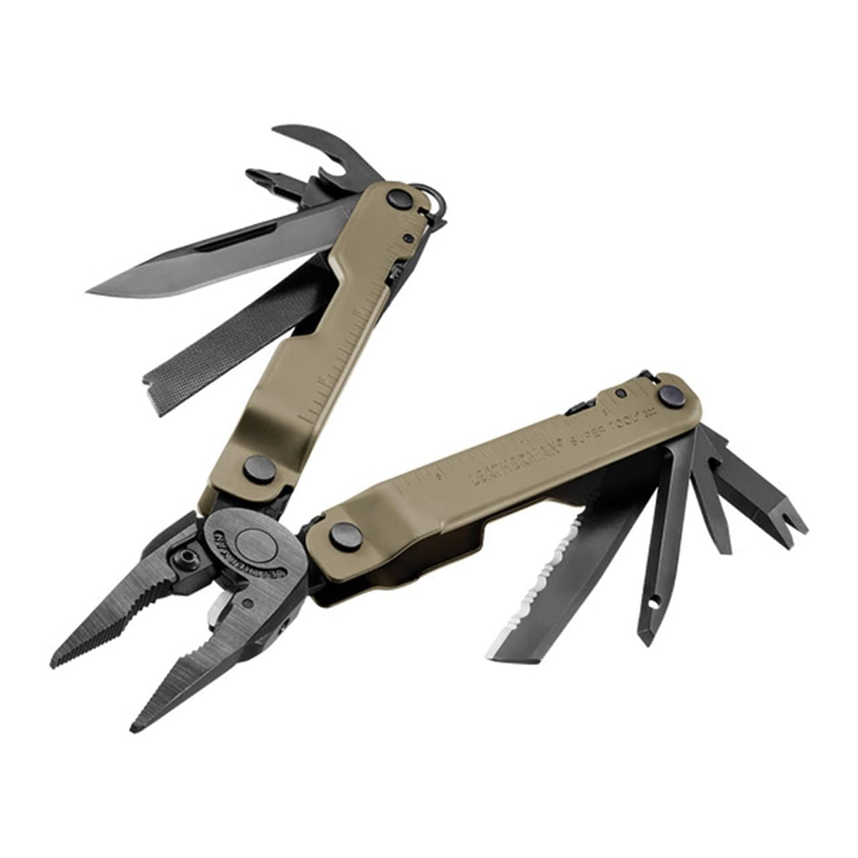 Super Tool 300M color coyote, funda Molle, caja cartón