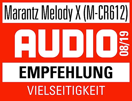 Marantz Professional, Sistema de Audio con Streamer Melody X (M-Cr612), Color Plata Oro