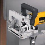 DEWALT DW682K-QS - Ensambladora 600W, Profundidad de Corte 20mm, Ajuste de Guía 0°-90°, Velocidad de 10.000 rpm, diámetro fresa 100mm, Profundidades de corte fijas 0/10/20