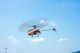 Carson 500507170 Tyrann Single Blade 320 2.4GHz 100% RTF Naranja - Helicóptero por Control Remoto, Robusto RTF (Listo para Volar), helicóptero RC, con función de despegue y Aterrizaje