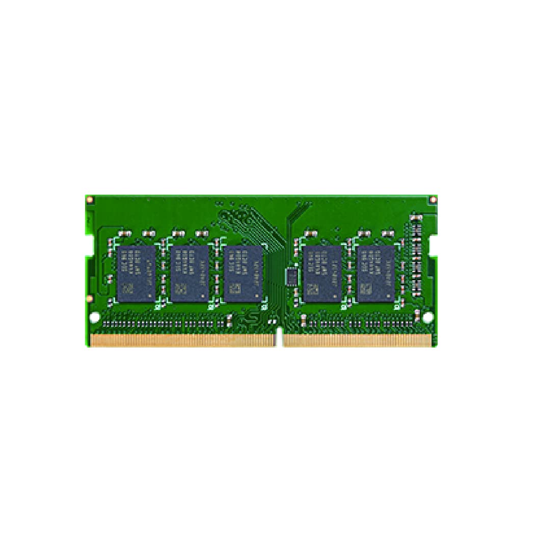 Synology RAM DDR4 ECC SODIMM sin búfer de 16 GB (D4ES01-16G), Color Negro
