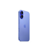 Apple iPhone 16 (128 GB) - Azul Ultramar + Funda de Silicona con MagSafe - Negro
