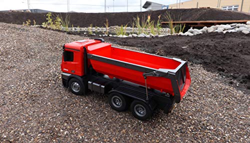 Amewi 22407 Mercedes Benz Arocs eléctrico Camión RC Listo para funcionar (RTR) con batería y Cargador