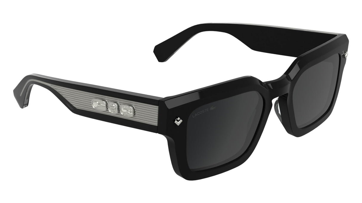 Lacoste Unisex Adult Sunglasses L6071S - Black with Solid Grey Lens