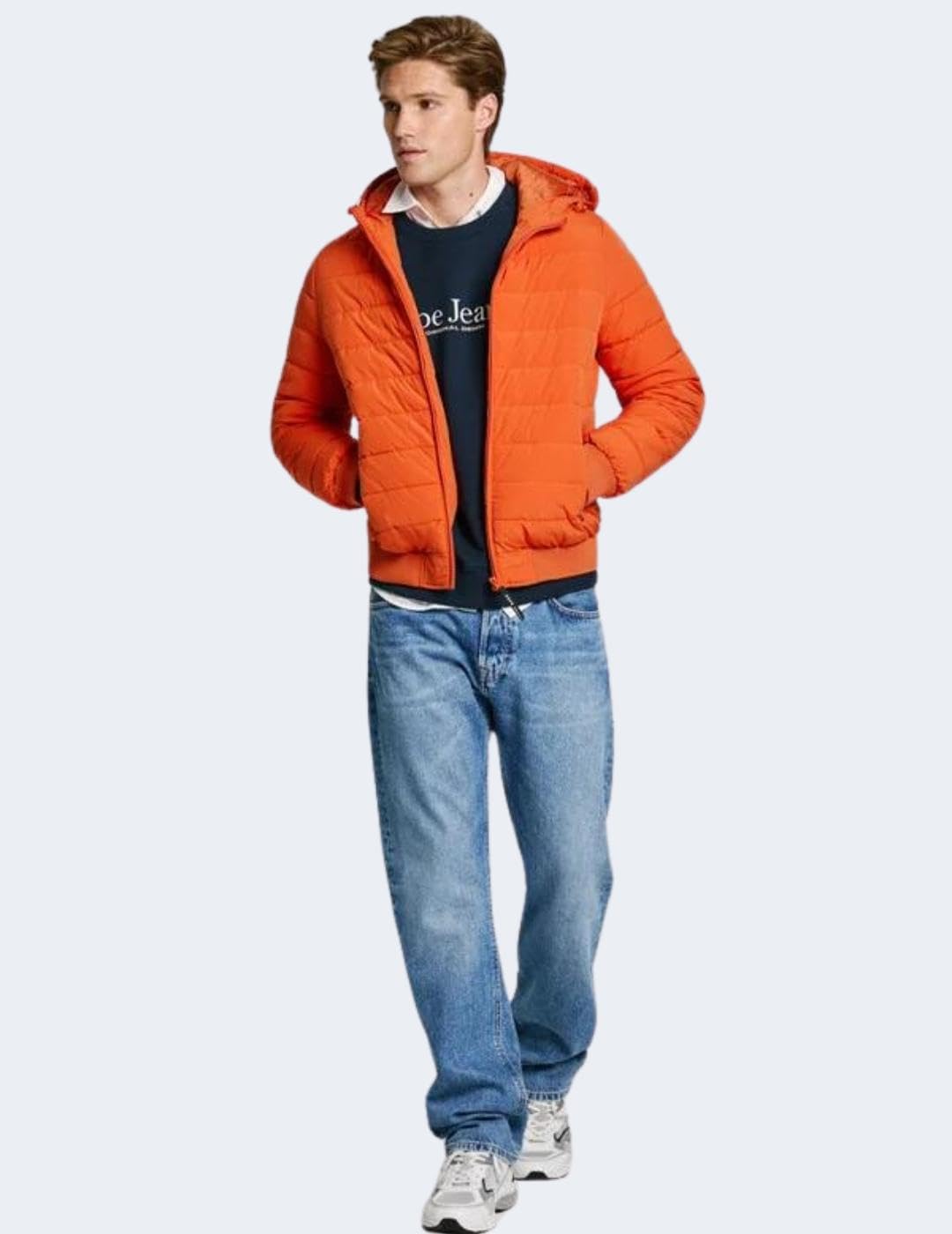 Pepe Jeans Tomek Chaqueta, Rust Orange, S para Hombre