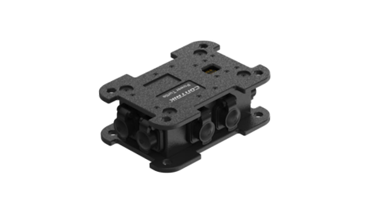 Power Turtle Xtreme Outdoor (XO) caja de distribución eléctrica una solución de distribución compacta para aplicaciones móviles en exteriores donde se requiere un medidor de potencia