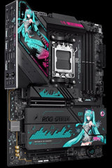 ASUS ROG STRIX X870E-H GAMING WIFI7 - Hatsune Miku Edition - Motherboard - ATX - Socket AM5 - AMD X870E Chipsatz - USB4, USB-C 3.2 Gen 2x2, USB-C 3.2 Gen2, USB 3.2 Gen 2, USB 3.2 Gen 1 - Wi-Fi 7, 5G