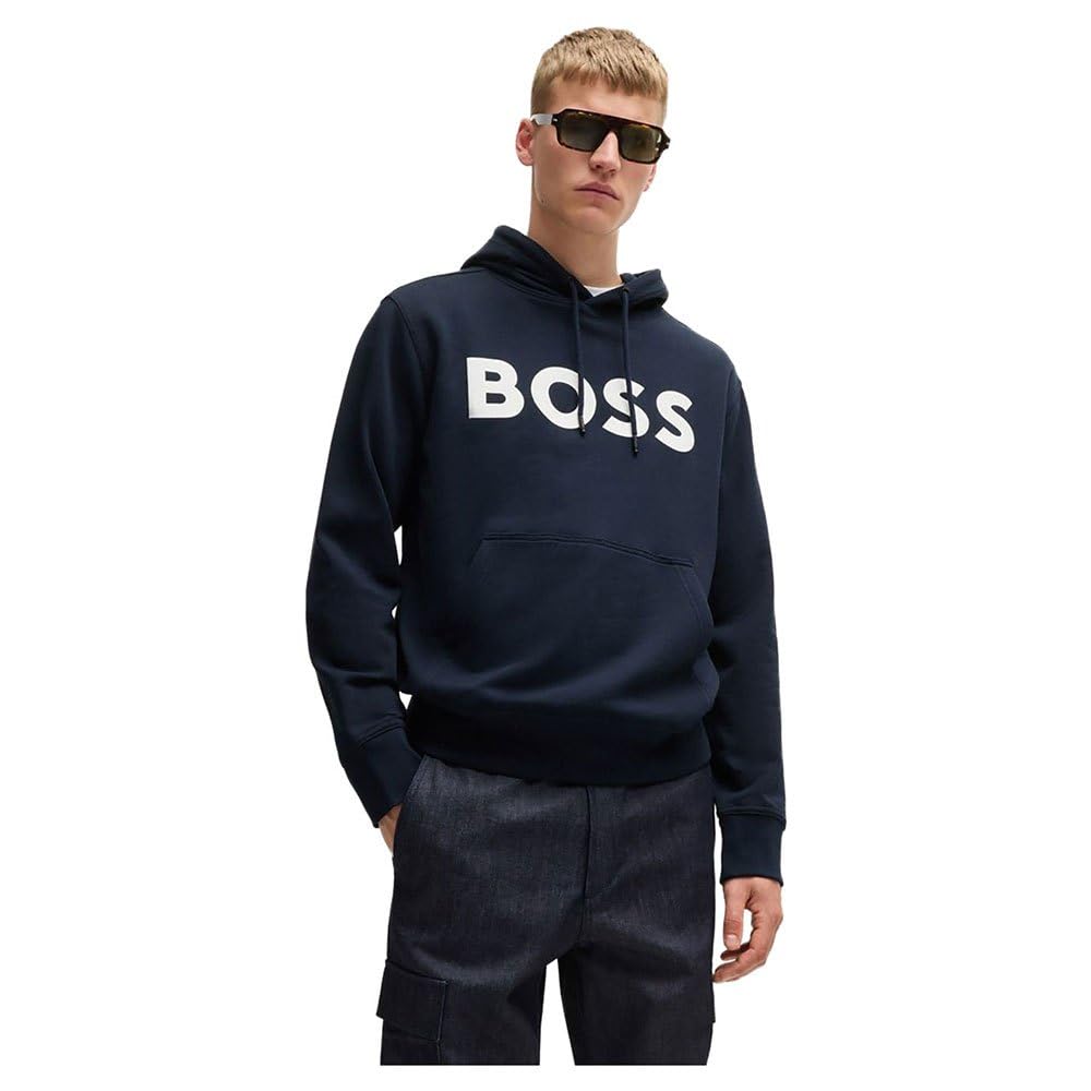 BOSS Webasic_Hood, Sudadera Hombre, Dark Blue404,