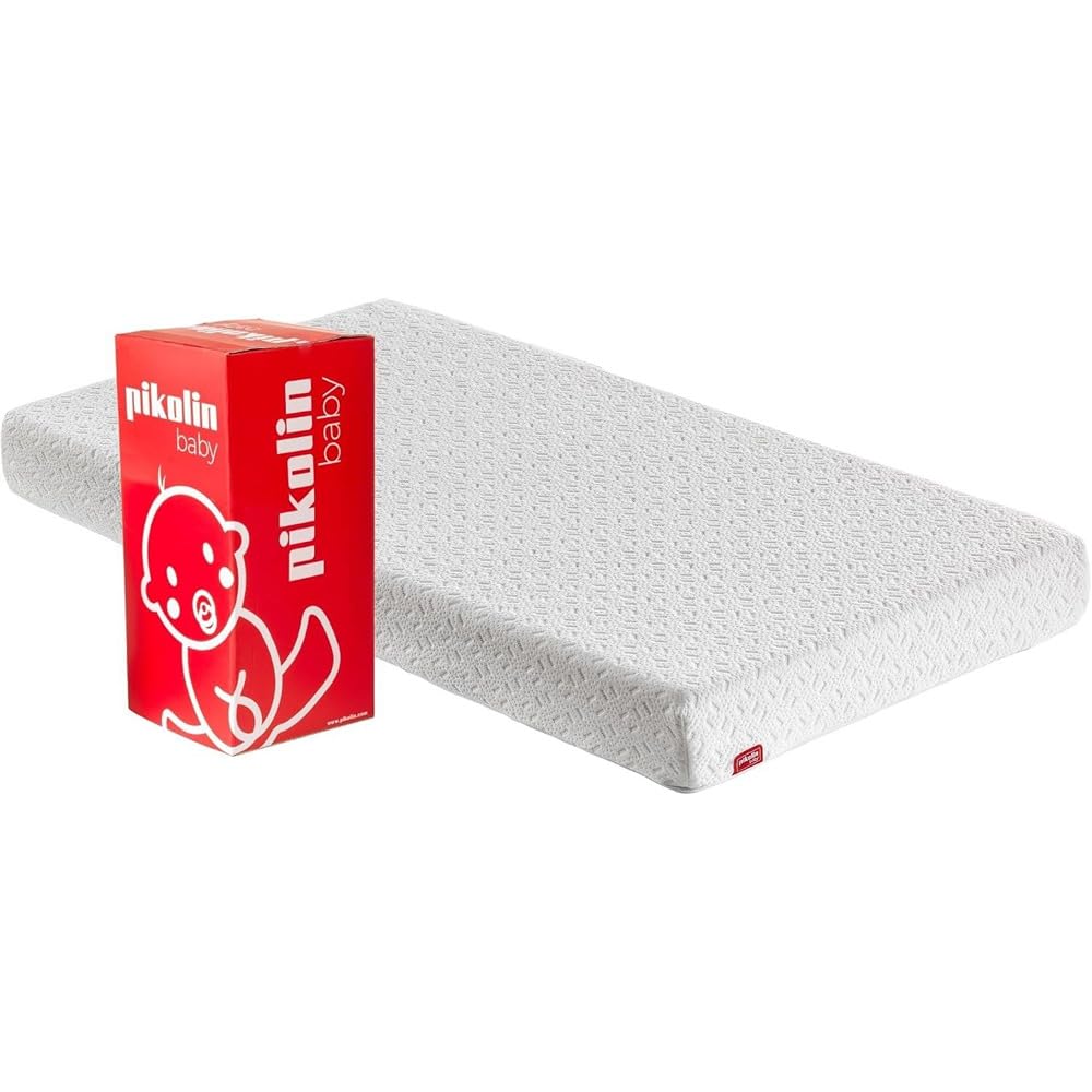 Pikolin Baby - Colchón Cuna 70 x 140 cm Viscoelástico BabyPro Altura 10cm – Hipoalergénico - Funda Extraíble y Lavable - Descanso Seguro y Transpirable