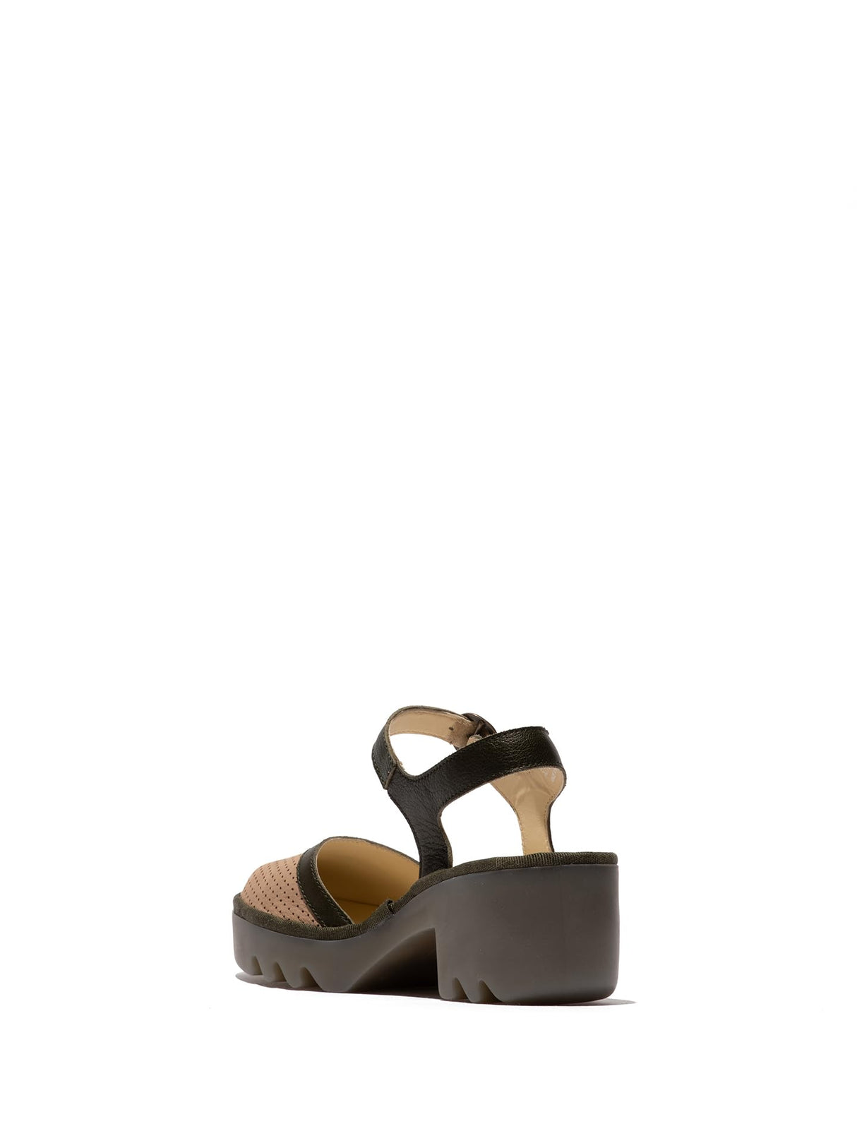 Fly London TEYO583FLY, Sandalias Mujer, Taupe/Khaki, 38 EU