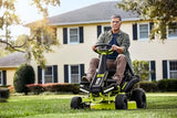 RYOBI – Bandeja de Recogida de 220 L + Lote de 2 Cuchillas de Repuesto 38 cm (Especial Recogida) para Riders con batería RY48RM76A, RY48RM76AD2C – RAC455