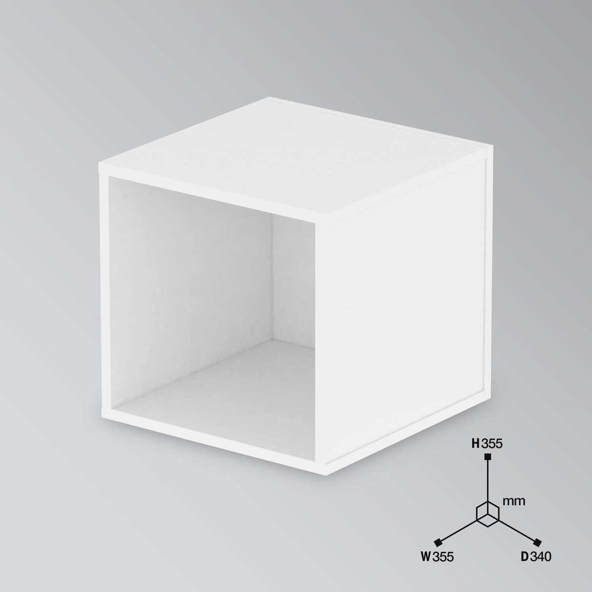 Glorious Record Box white 110 - contiene record di tp 110 12''', impilabili con altre Glorious Record Boxes, bianco
