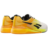 Reebok Zapatillas Unisex Nano X5, Chalk Black Electric Amber, 43 EU
