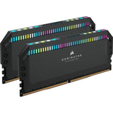 Corsair Dominator Platinum RGB DDR5 64GB (2x32GB) 6000MHz C40 Optimizada para Intel (Regulación de Tensión, Refrigeración CORSAIR DHX Patentada, 12 Leds CAPELLIX RGB Ultrabrillantes) Negro