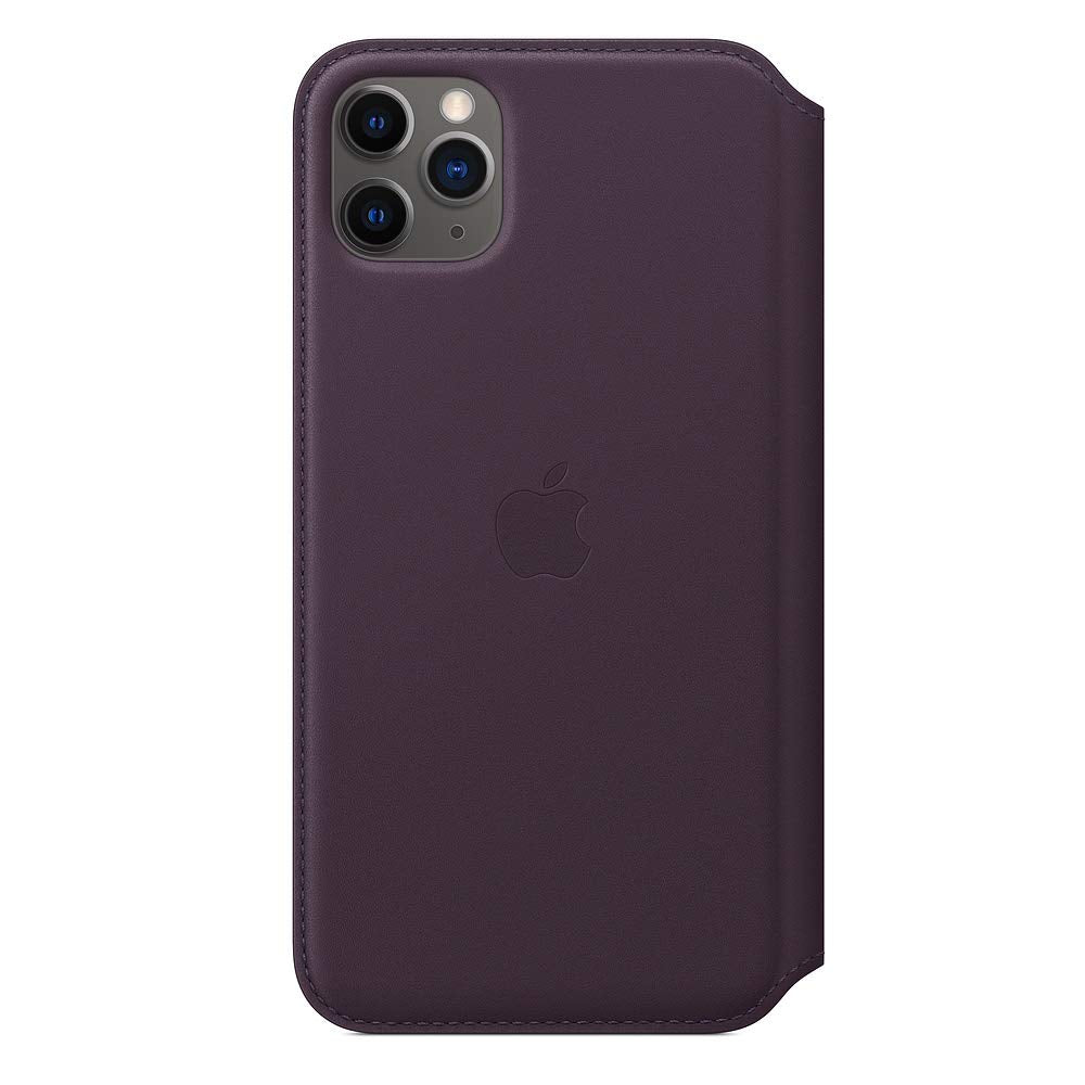 Apple Funda Leather Folio (para el iPhone 11 Pro MAX) - Berenjena