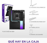 NZXT N9 Z890 Gaming Motherboard - Intel Z890 LGA 1851 ATX for Core Ultra (Series 2) - 20+1+1, DDR5, 5X M.2, PCIe 5.0, Wi-Fi 7, 5GbE, Thunderbolt 4 - RGB, Full Metal Housing - Black