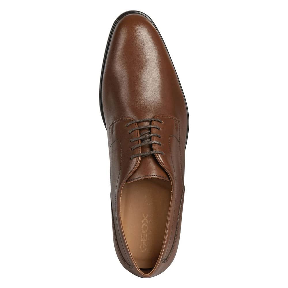 Geox U Iacopo C, Zapatos para Hombre, Marrón (Cognac) , 46 EU