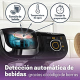 Bosch Hogar Máquina multibebida, Cafetera de cápsulas, Hasta 70 bebidas, OneTouch, Servicio individual, Personalización de bebidas, Filtración de agua, Color Negro