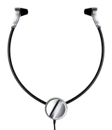 GRUNDIG Swingphone 568 Negro, Plata Intraaural bajo Le Menton Casco - Cascos (Intraaural, bajo El Mentón, con Hilo, 95 DB, 2,4 m, Negro, Plata)
