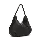 Abbacino Bolso de hombro de piel en negro