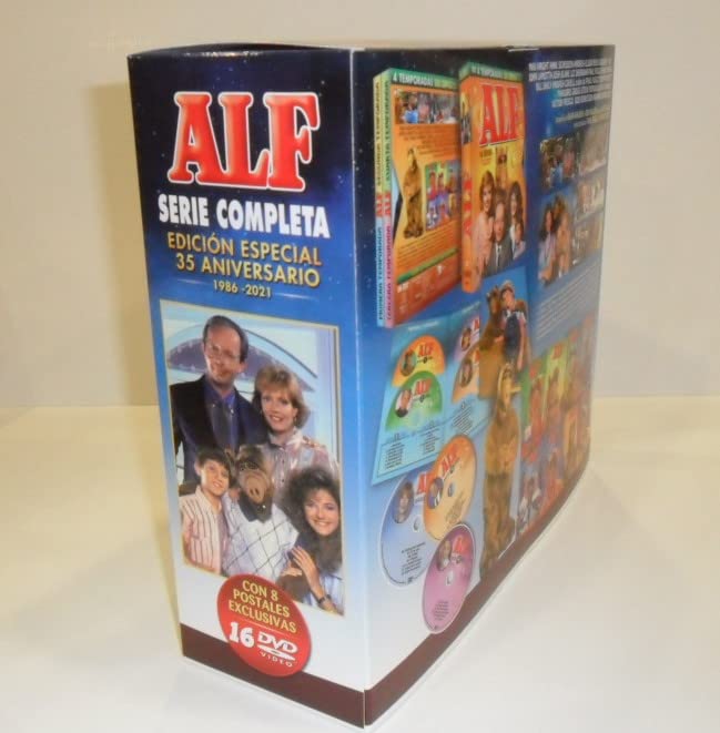 Pack FIGURA + ALF Serie Completa Temporadas 1-4 (16 DVDs ) Edicion Especial Digipack + Postales