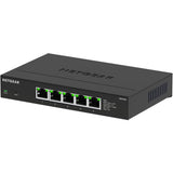 NETGEAR Switch de 5 Puertos Multi-Gigabit Ethernet Plus (MS305E): gestionable, 5 Puertos de 1 G/2, 5 G, Montaje de sobremesa o en Pared