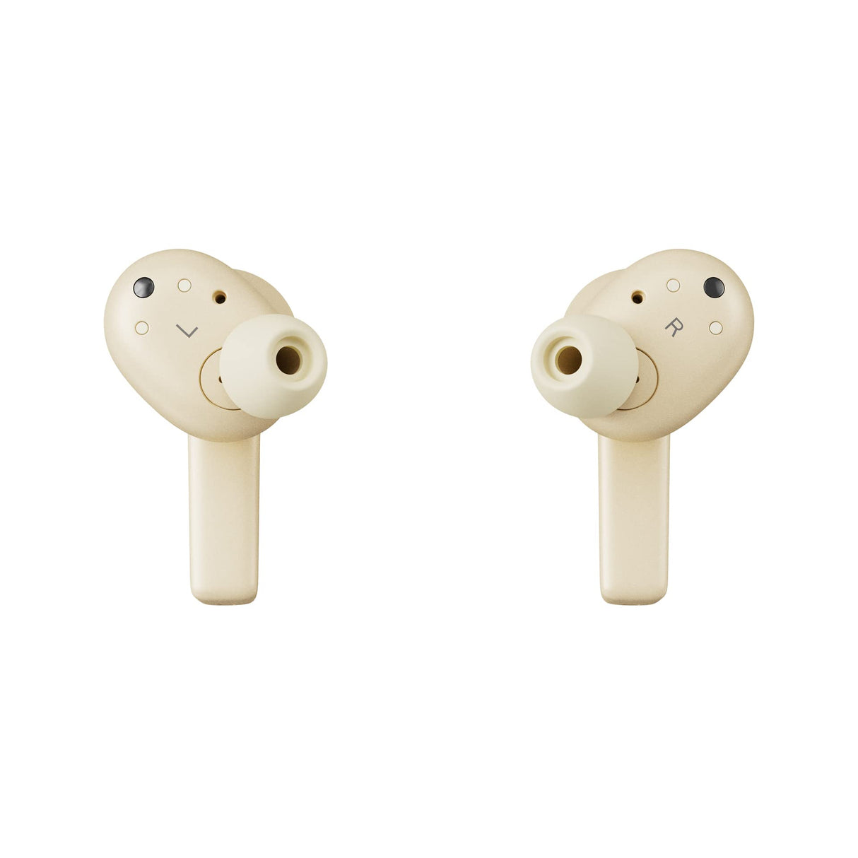 Bang & Olufsen Beoplay EX Auriculares Inalámbricos Bluetooth InEar con Cancelación de Ruido, 6 Micrófonos, Audífonos Impermeables para el Trabajo, Deportivo y Tiempo Libre Gold Tone