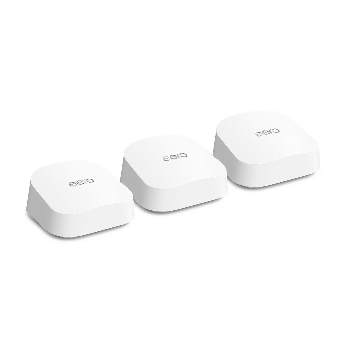 Router wifi de malla eero 7 de Amazon (último modelo): doble banda con Wi-Fi 7, compatible con velocidades de red de hasta 2,5 Gb/s y cobertura en hasta 560 m² (pack de 3)