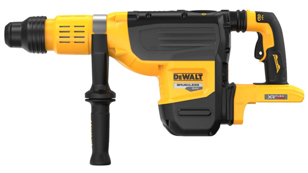 DeWalt - Martillo Electroneumático sin escobillas XR FLEXVOLT 54V SDS-Max10kg 52mm 19,4J 2 Modos sin cargador/batería con maletín